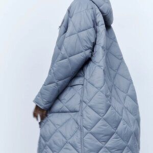 Zara Long Quilted Coat
